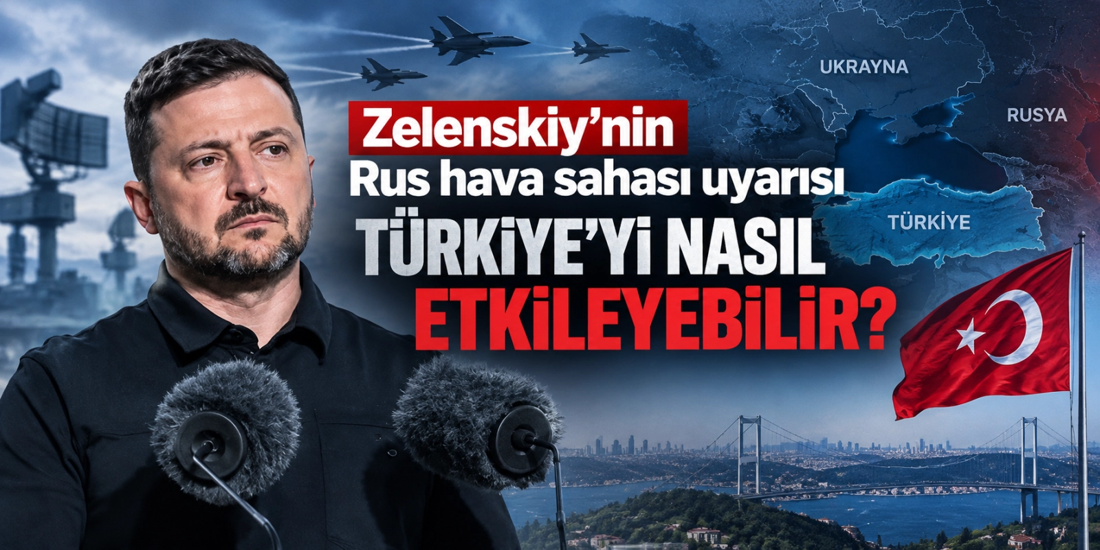 Zelenskiy'nin Rus hava sahası uyarısı Türkiye'yi nasıl etkileyebilir?
